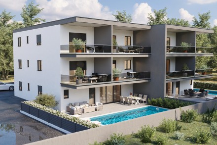 NEW!! Apartment on the ground floor with a swimming pool